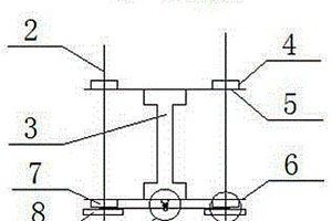 工字鋼橫梁吊掛失效檢測裝置