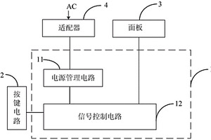 按鍵鎖定控制電路及便攜移動(dòng)終端