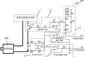 有刷直流電機的電流采樣及過流保護電路