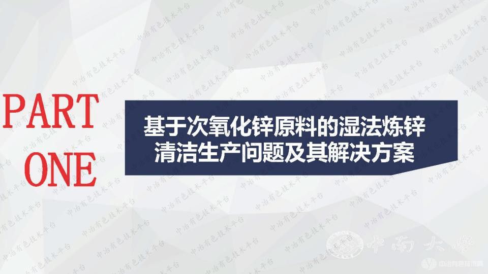 典型濕法冶金工藝中的清潔生產(chǎn)問題及其解決方案