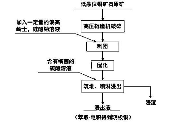 基于高壓輥磨機(jī)粉碎的低品位銅礦石制團(tuán)-生物堆浸工藝