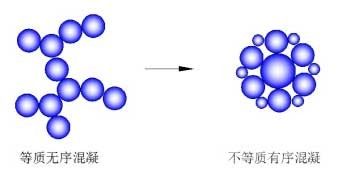 濃密機中不等質礦物顆粒有序混凝的理論分析