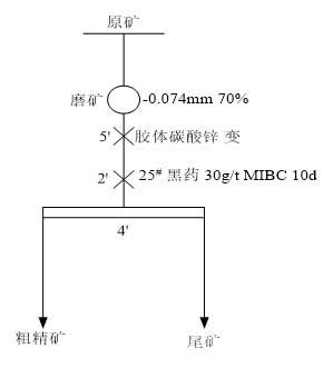 膠體碳酸鋅用量試驗流程圖