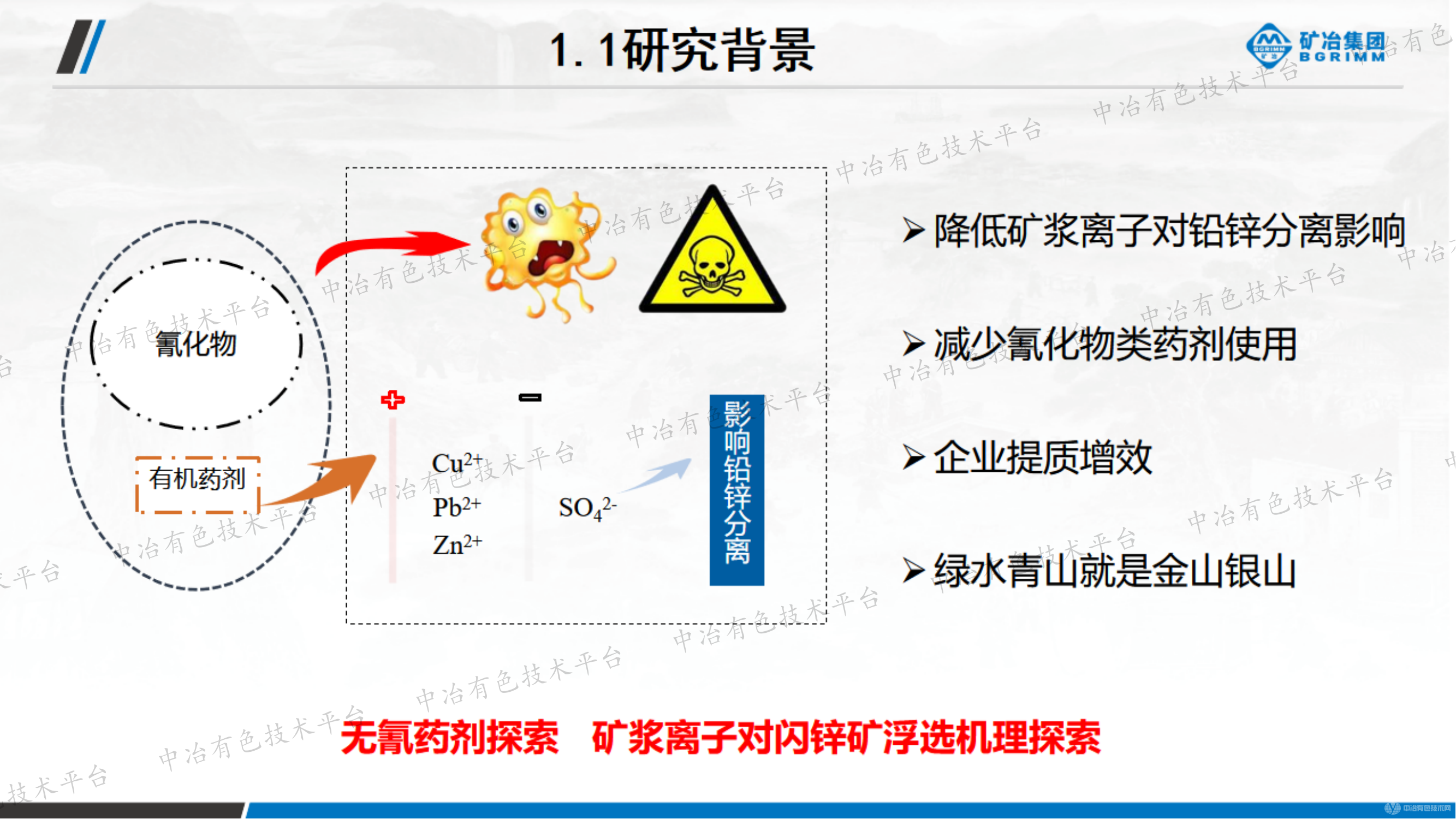 循環(huán)用水水質(zhì)對(duì)鉛鋅分離的影響及調(diào)控