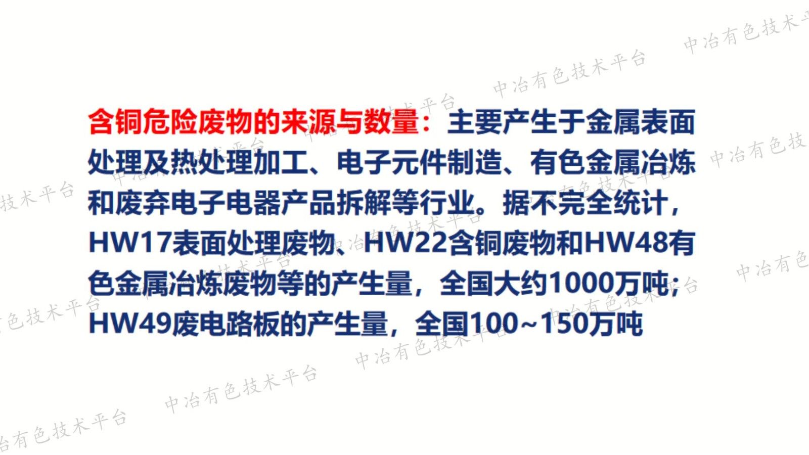 以高水平生態(tài)環(huán)境保護(hù)促我國(guó)含銅危廢綜合利用企業(yè)高質(zhì)量發(fā)展