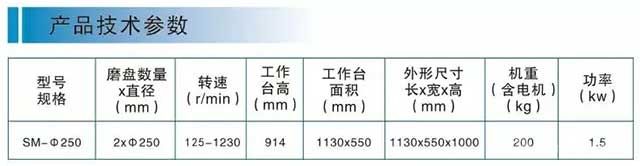 雙盤磨片機(jī)-參數(shù)